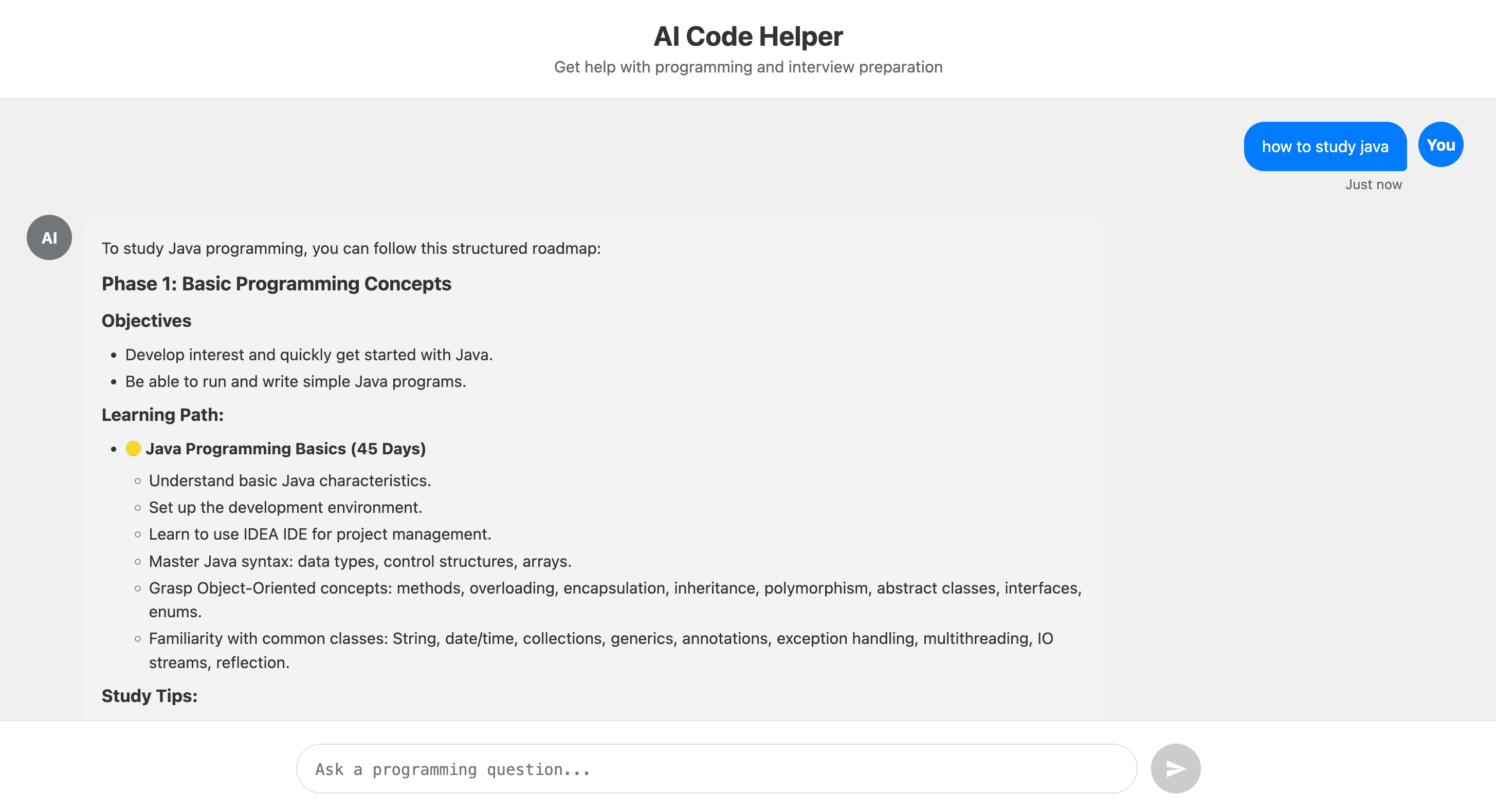 AI Code Helper